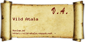 Vild Atala névjegykártya